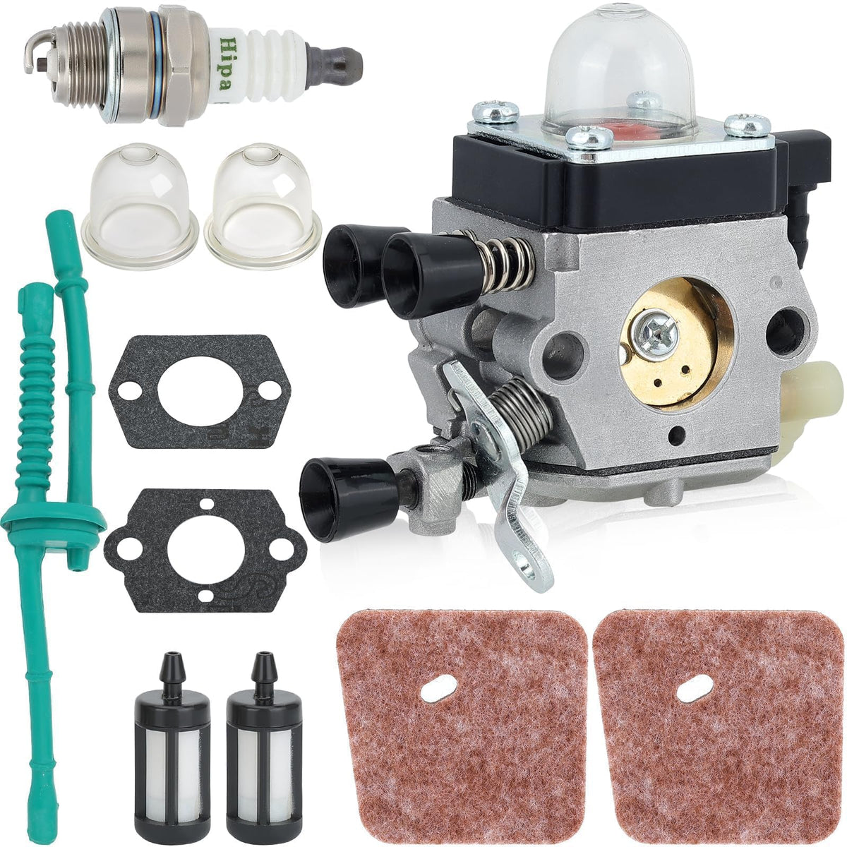 Hipa FS38 carburetor front view for reliable startup and precise fit