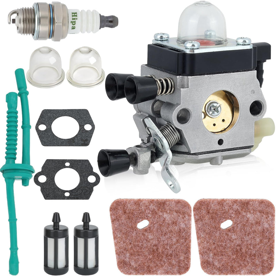 Hipa FS38 carburetor front view for reliable startup and precise fit