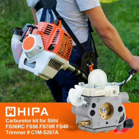 Hipa FS56RC air filter included for cleaner intake and easier starts