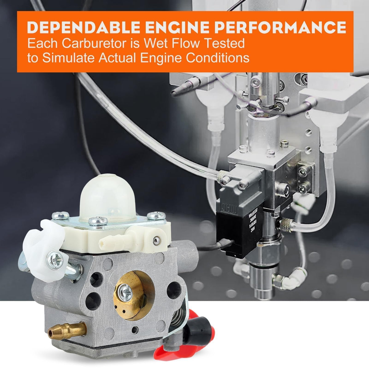 Hipa FS56RC fuel line demonstrates proper sizing for reliable delivery