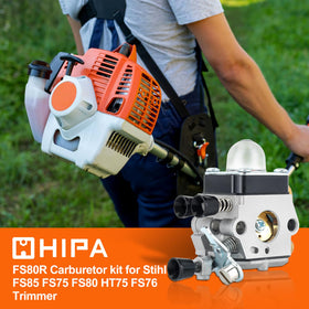 Hipa FS80R air filter captures debris for longer engine life.