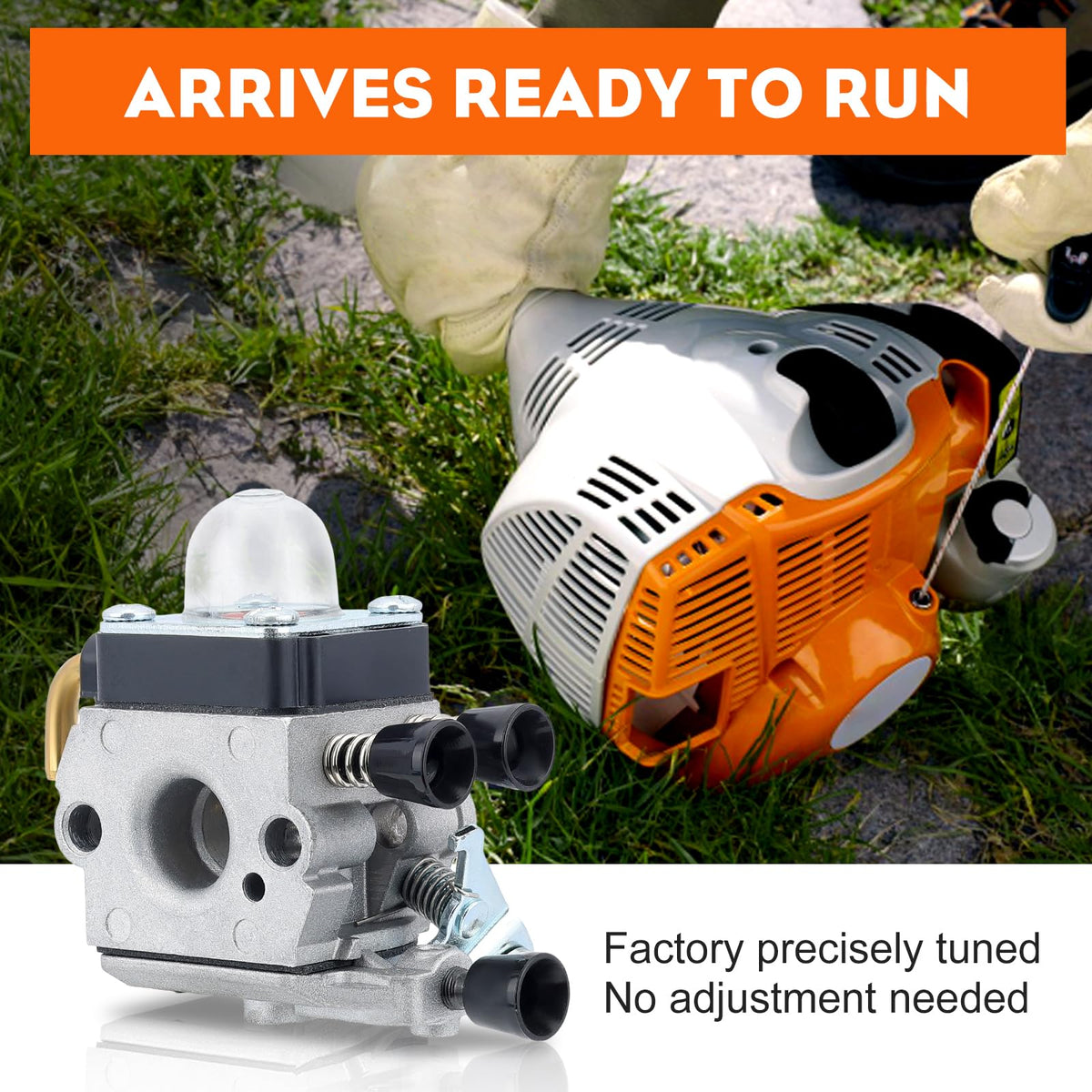 Hipa FS80R fuel filter helps prevent contaminants reaching the carburetor.
