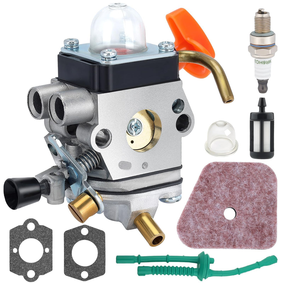 Hipa FS90R carburetor kit front view, showcasing complete STIHL compatibility and ease of install.