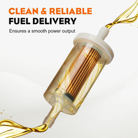 HIPA fuel filter packaging and model numbers visible