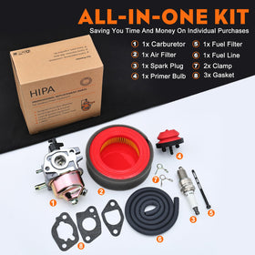 Hipa fuel filter and lines kit promotes efficient fuel delivery