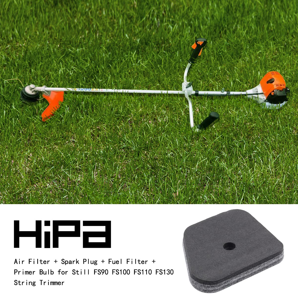 Hipa fuel filter for STIHL FS90R improves fuel delivery.