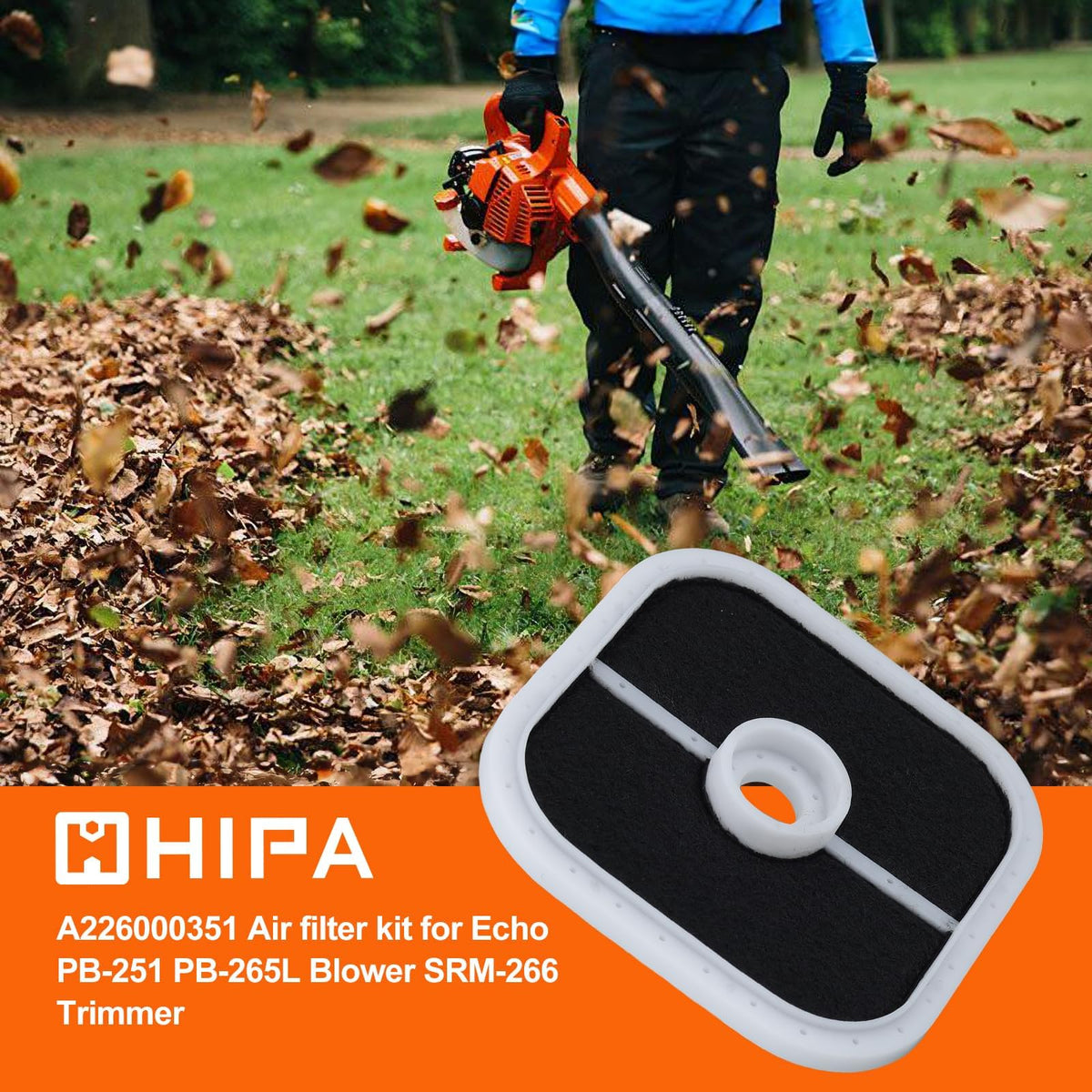 Hipa fuel filter keeps the Echo engine fuel system clean for reliable starts.