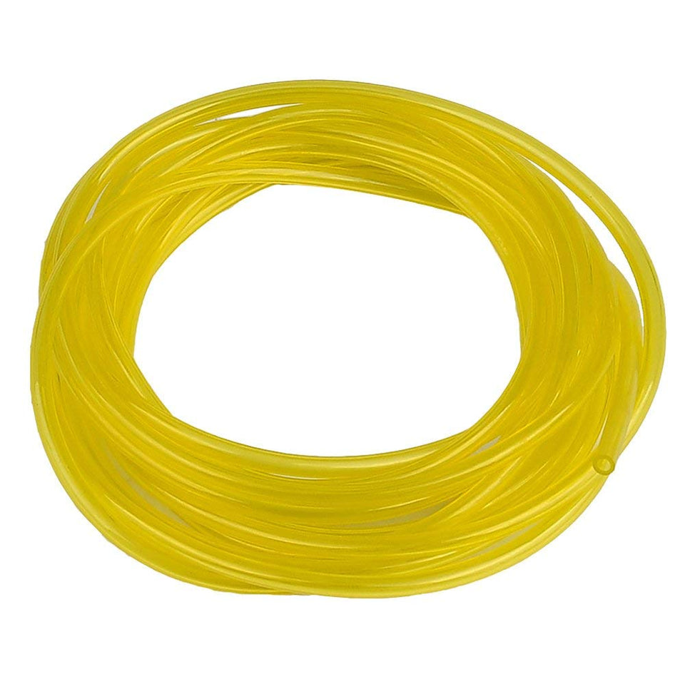 Hipa fuel line hose close-up shows precise 3/32-in ID and 3/16-in OD for reliable engine fit.