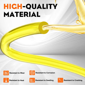 Hipa fuel line hose 3mm x 6mm, 4ft, durable under exposure to fuel.