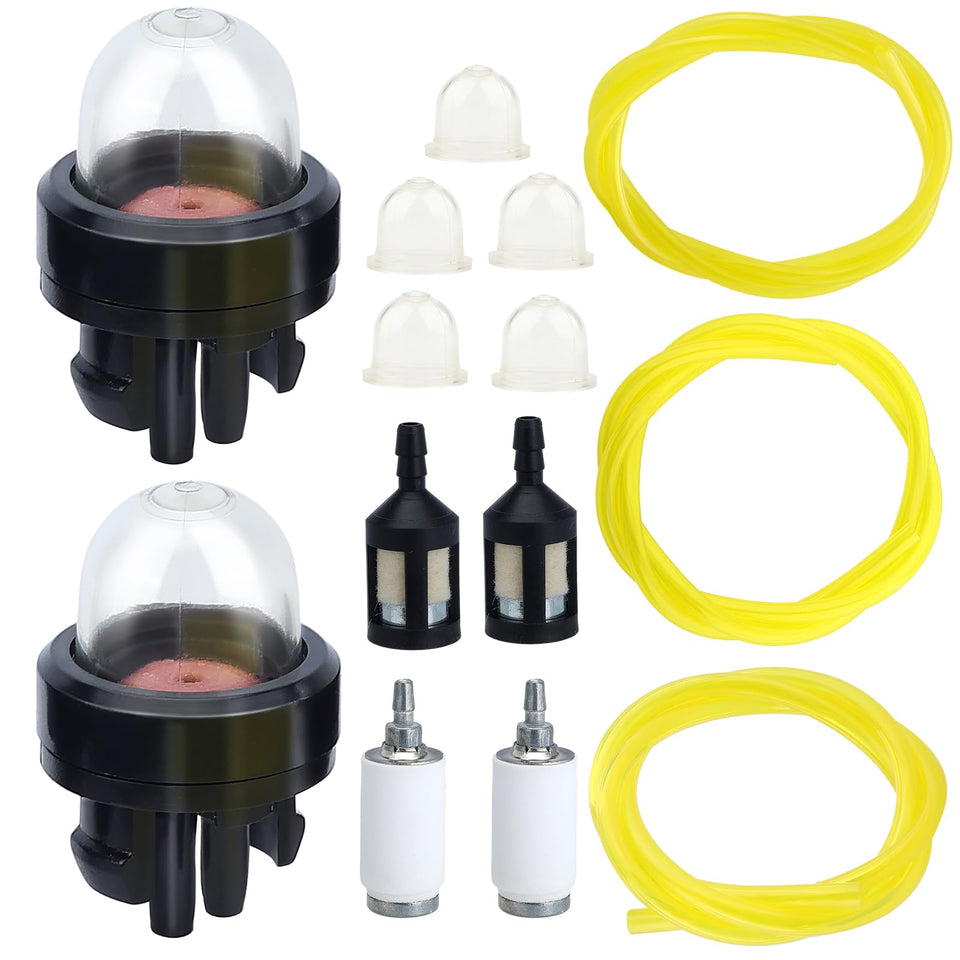 Hipa fuel line kit overview with hoses and bulbs for yard tools