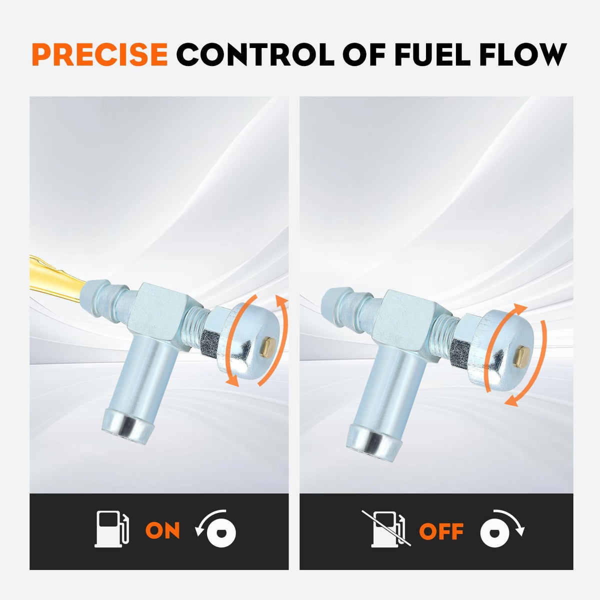 Hipa included fuel line ready for fast installation on fuel systems