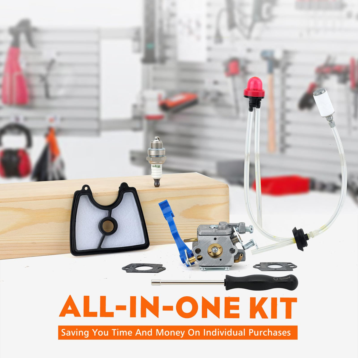 Hipa fuel line kit for 125B supports smooth fuel delivery