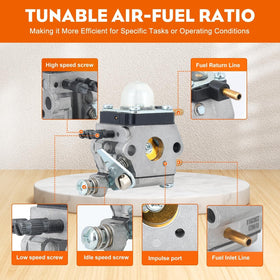 Hipa fuel tubes and grommets ensure secure connections and flexible routing.