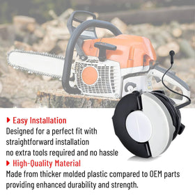 Hipa gas cap for Stihl MS270 keeps vented fuel flow steady during outdoor work.