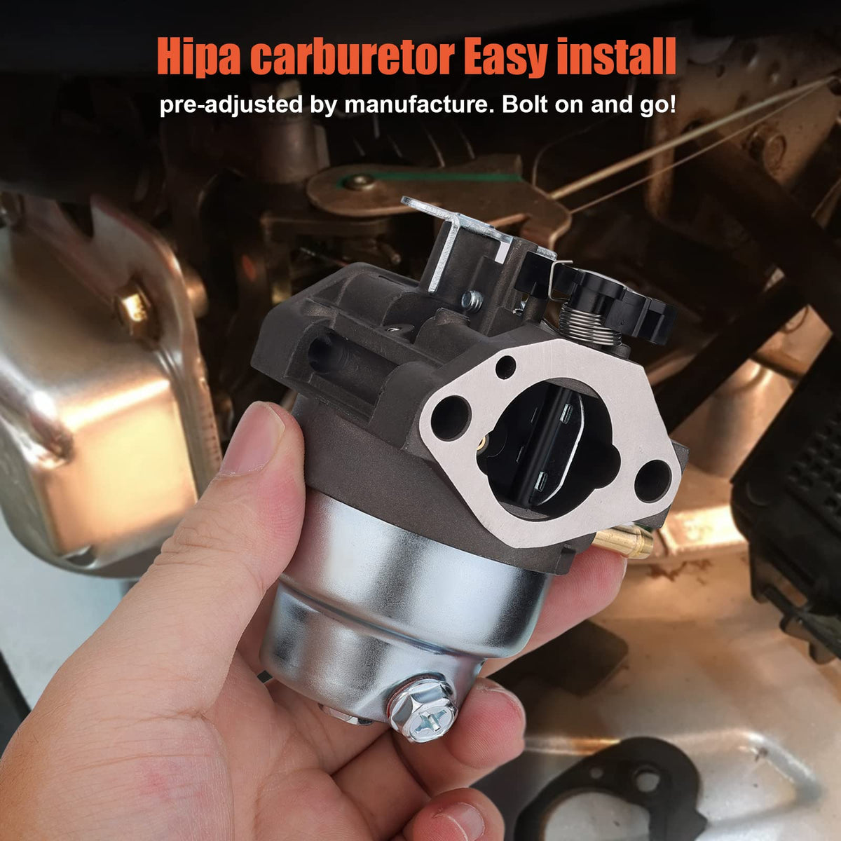 Hipa GCV160 fuel filter included for clean fuel flow