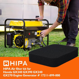 Hipa Generac GP6500 air filter enhances clean intake for reliable power.