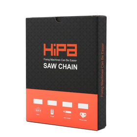 Hipa brand logo closeup reinforcing a trusted pruning solution.