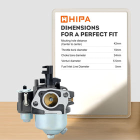 Hipa GX160 carburetor gaskets pack highlights reliable seals for rebuilds