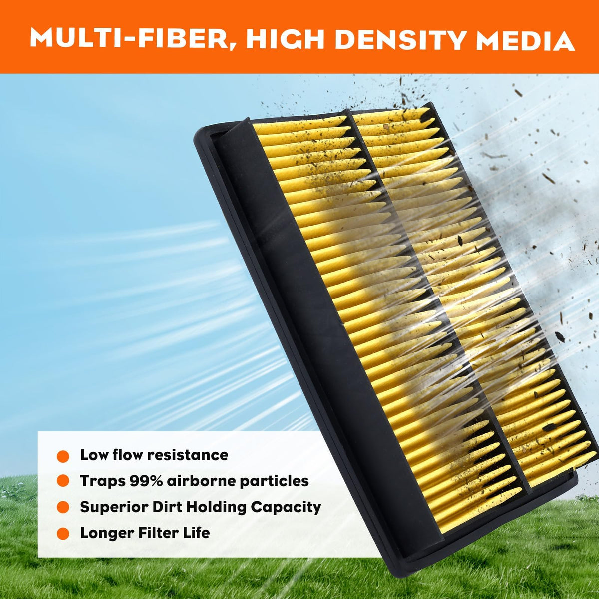 Hipa GX610 filter dimensions shown for correct sizing and replacement accuracy.