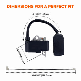Hipa HT101 ignition coil being assembled for a sturdy fit.