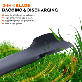 Hipa Husqvarna 42-inch deck blades for even cuts.