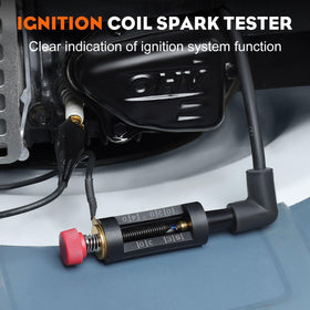 Ignition coil spark tester enables quick field diagnostics.