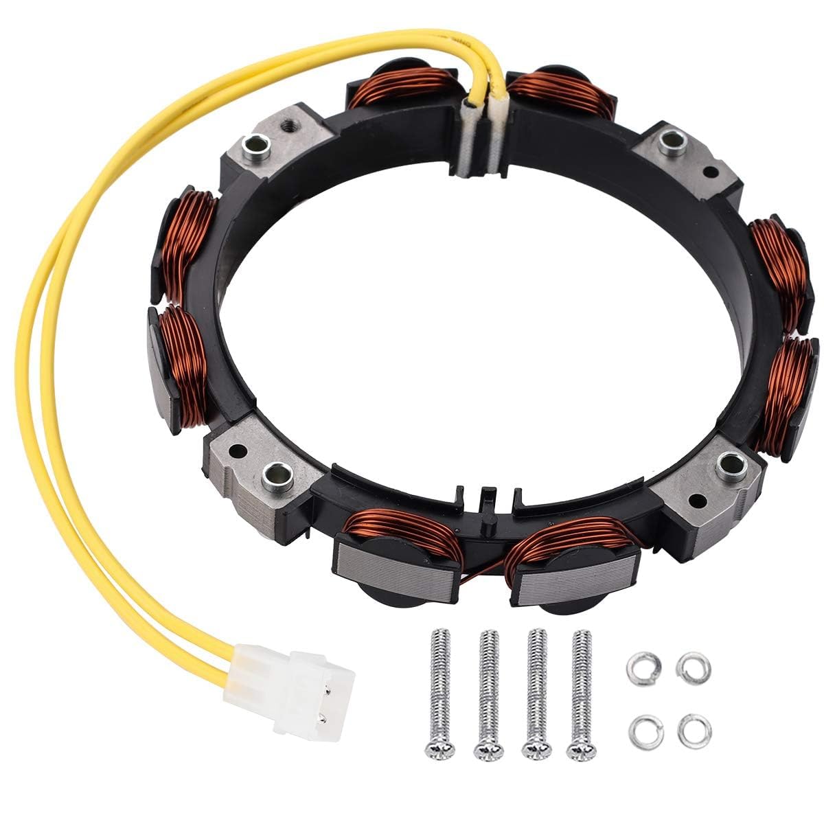 Hipa jd-compatible alternator wiring - close-up demonstrates Deere compatibility