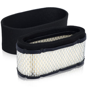 Hipa 11013-7027 air filter front view for Kawasaki FH601V engines, improves air intake.