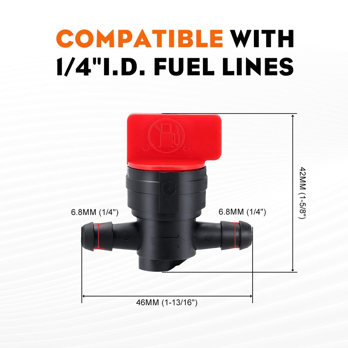 Hipa valve compatible with Kawasaki engines for various mowers.
