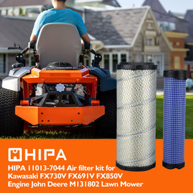 Hipa inner air filter for Kawasaki; keeps air clean for efficient combustion.