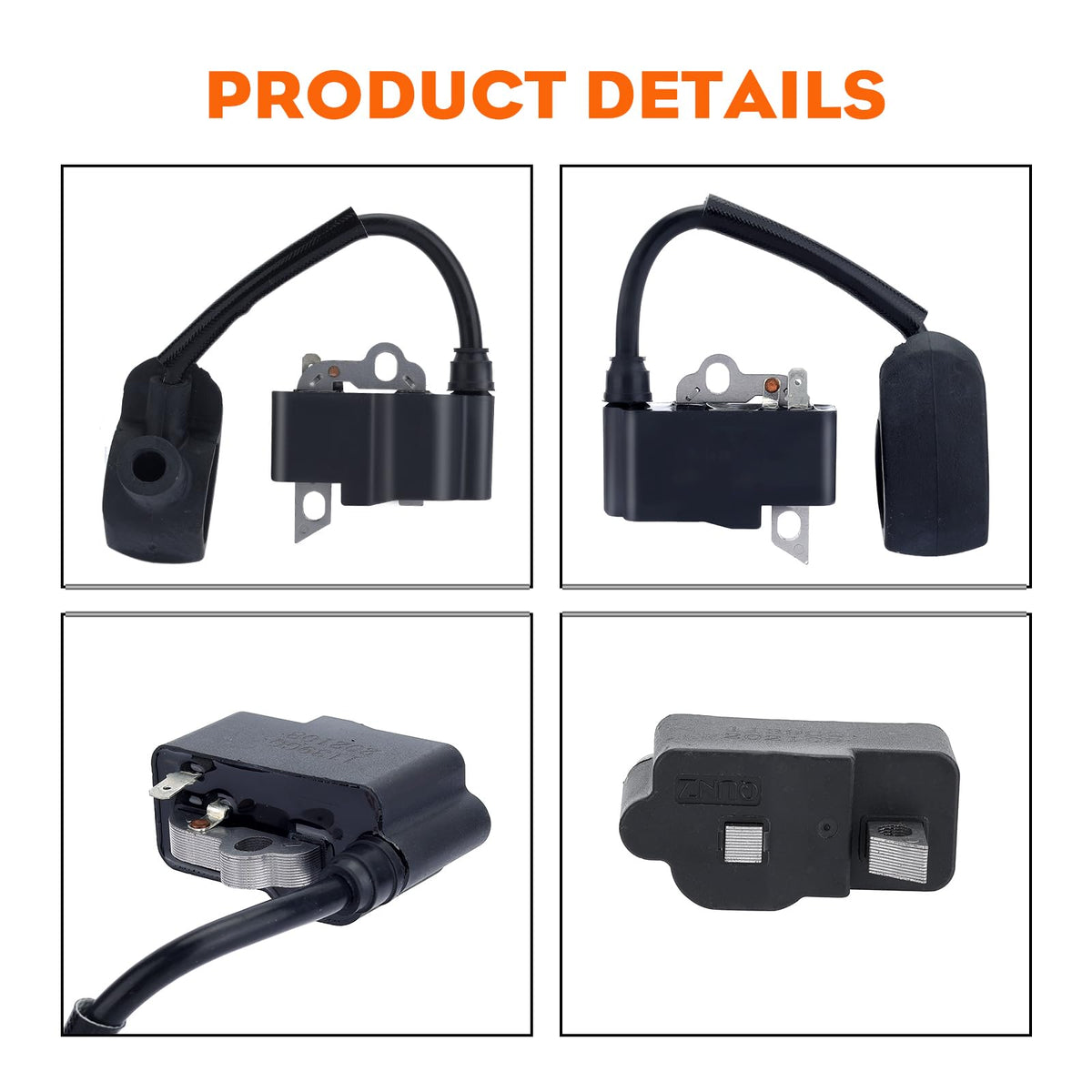 Hipa KM90R ignition coil label highlighting model compatibility.