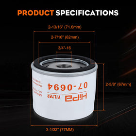 Sturdy steel shell withstands high oil pressures for longer service life