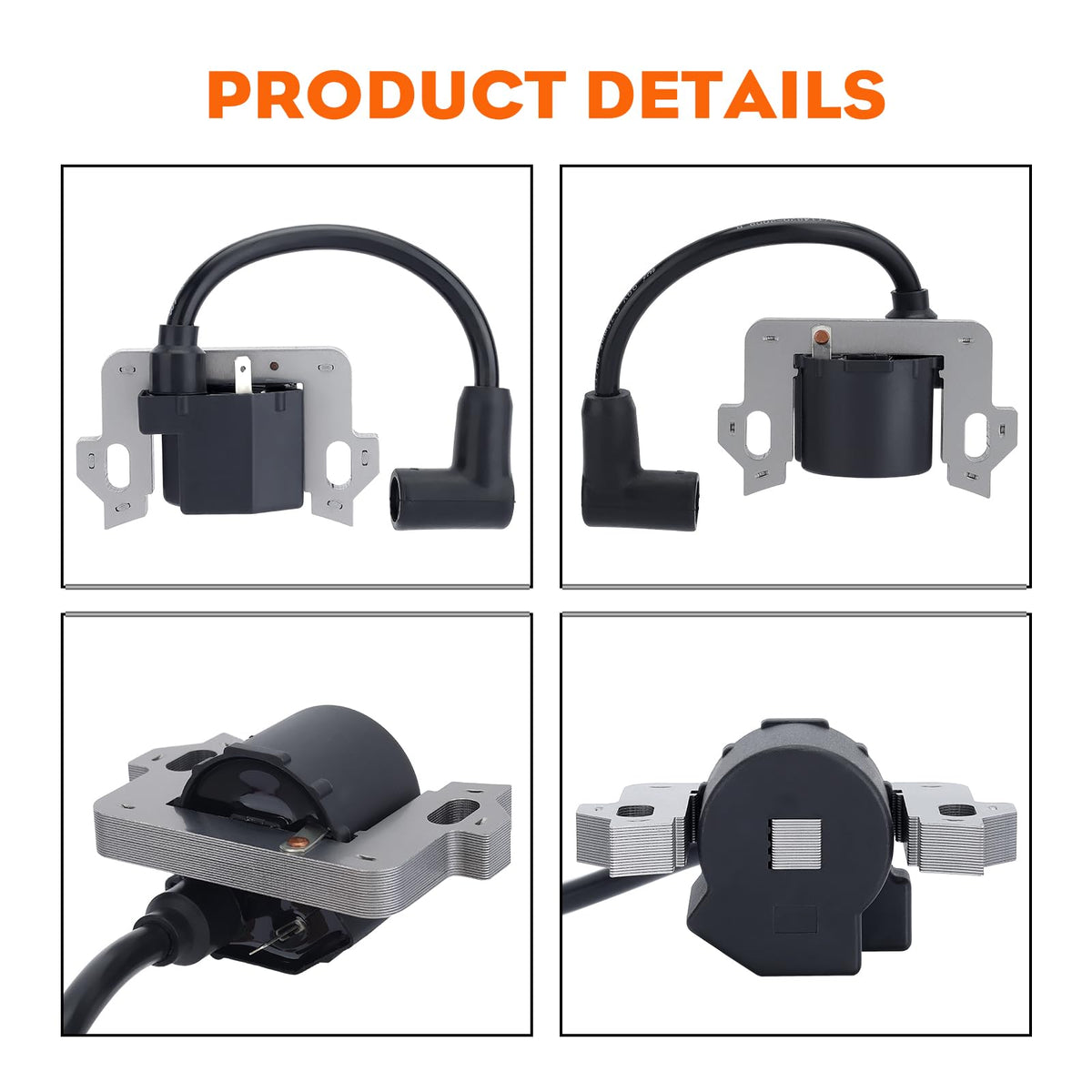 Hipa lawn mower ignition coil installed for smoother starts.