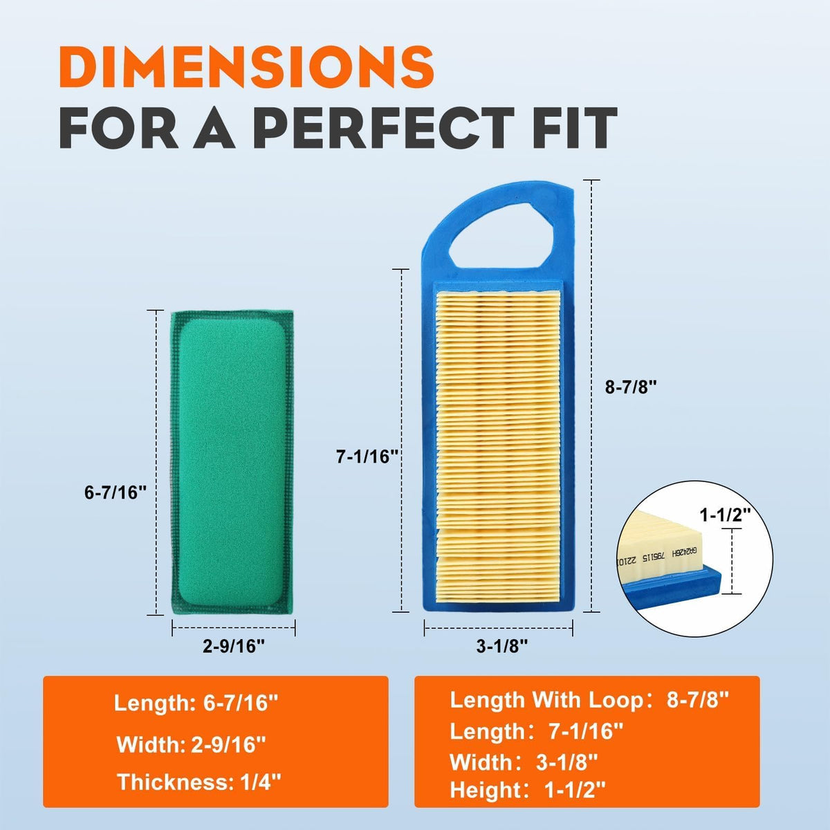 Hipa leak-proof polyurethane frame seals the housing to prevent leaks