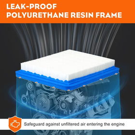 Hipa leak-proof sealing design prevents unfiltered air entry