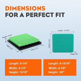 Hipa leak-proof sealing design ensures minimal unfiltered air intake