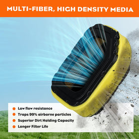 Hipa LTX 1050 air filter for smoother engine airflow