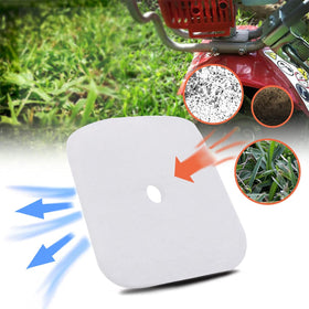 HIPA Mantis Tiller air filter close-up media reveals high-density fibers