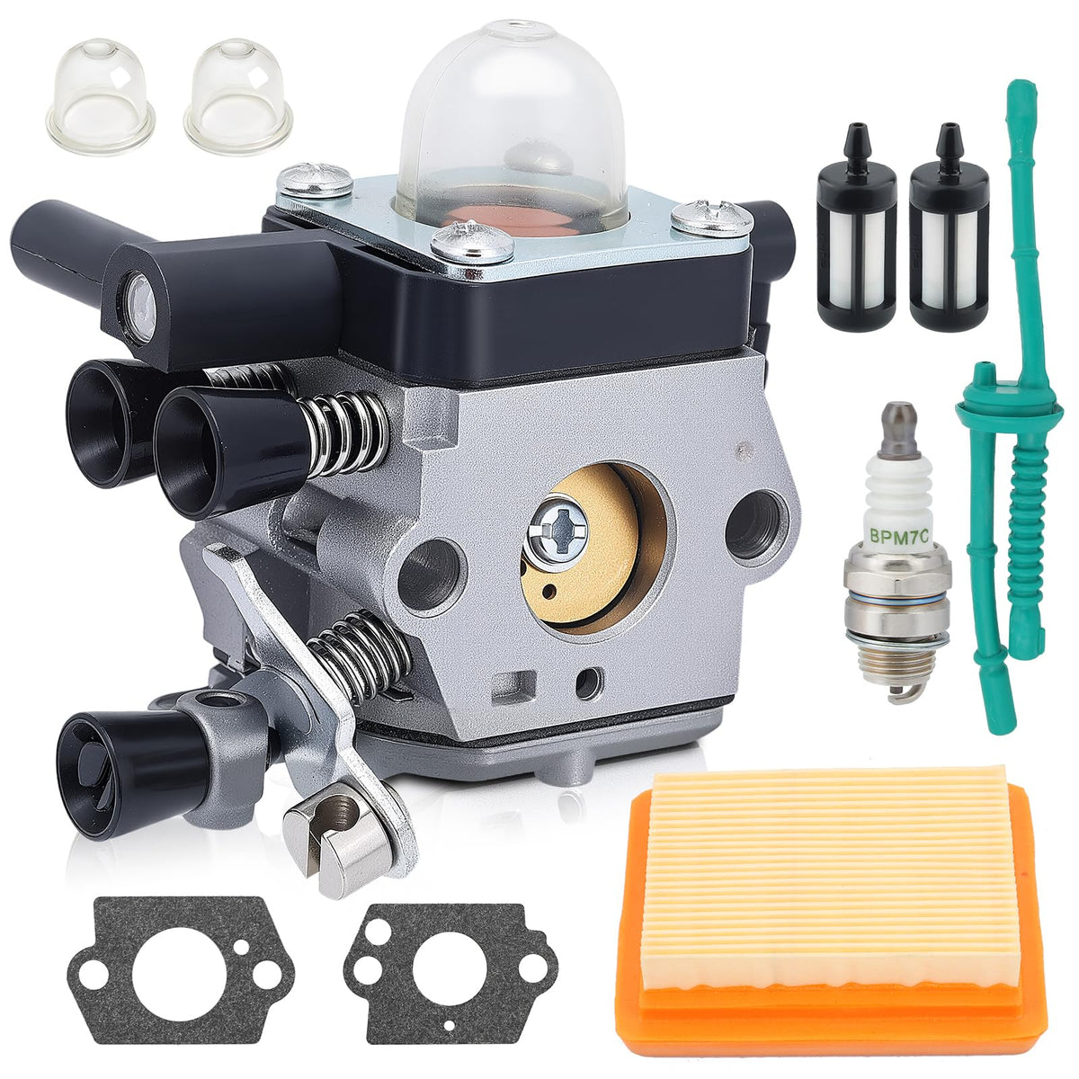 Hipa MM55 carburetor assembly for Stihl MM55C, easy installation.