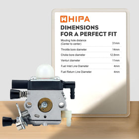 Hipa MM55 fuel filter pair supports reliable fuel flow.