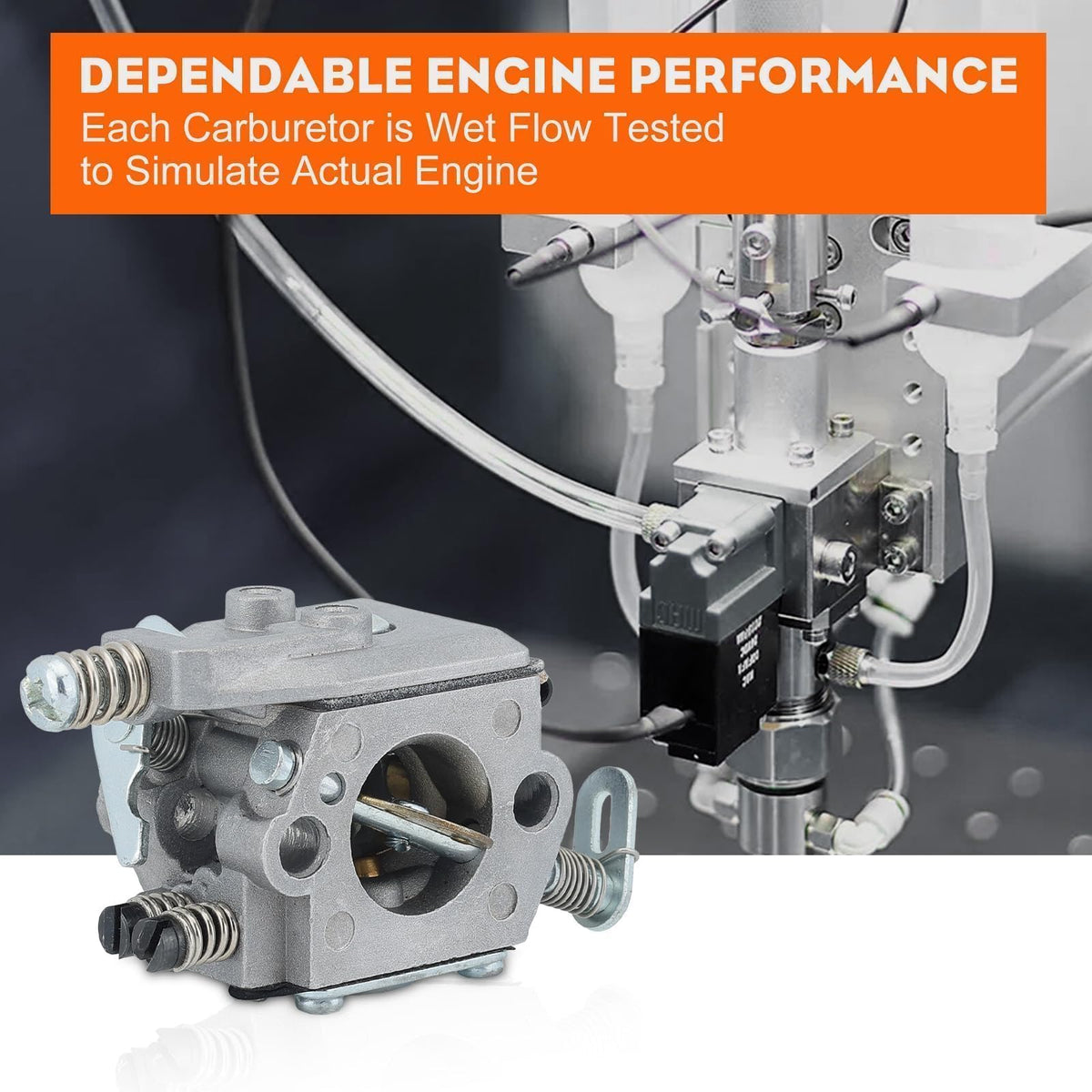 HIPA MS250 spark plug close-up suggests reliable ignition and easier tuning.