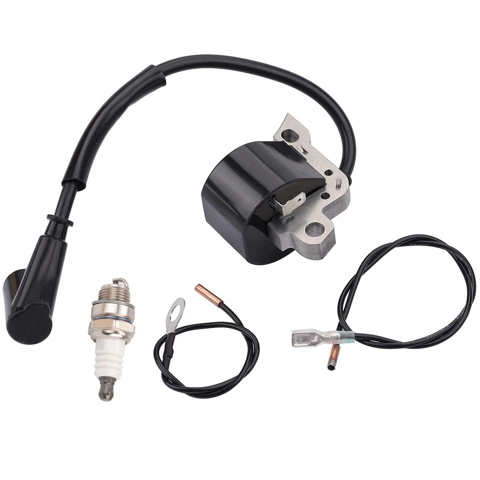 Hipa MS290 ignition coil closeup shows a rugged module for durable starts.