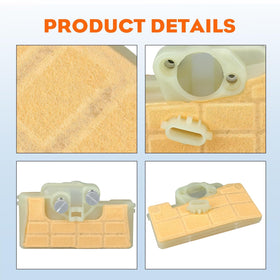 Hipa MS290 packaging includes two air filters and two fuel filters