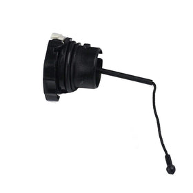 Hipa oil cap for STIHL MS260, close-up, maintains proper lubrication and pressure.