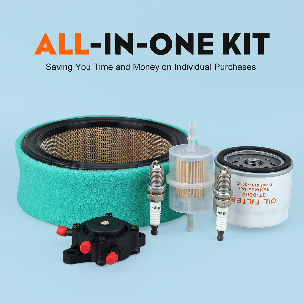 Hipa oil filter protects Kohler engine components.