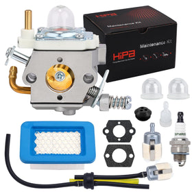 Hipa PB-580T carburetor kit shown for Echo blowers improves starting reliability.