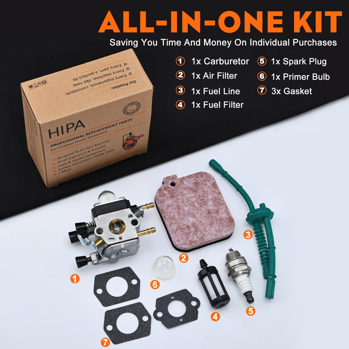 Hipa primer bulb designed for quick priming and faster engine startup