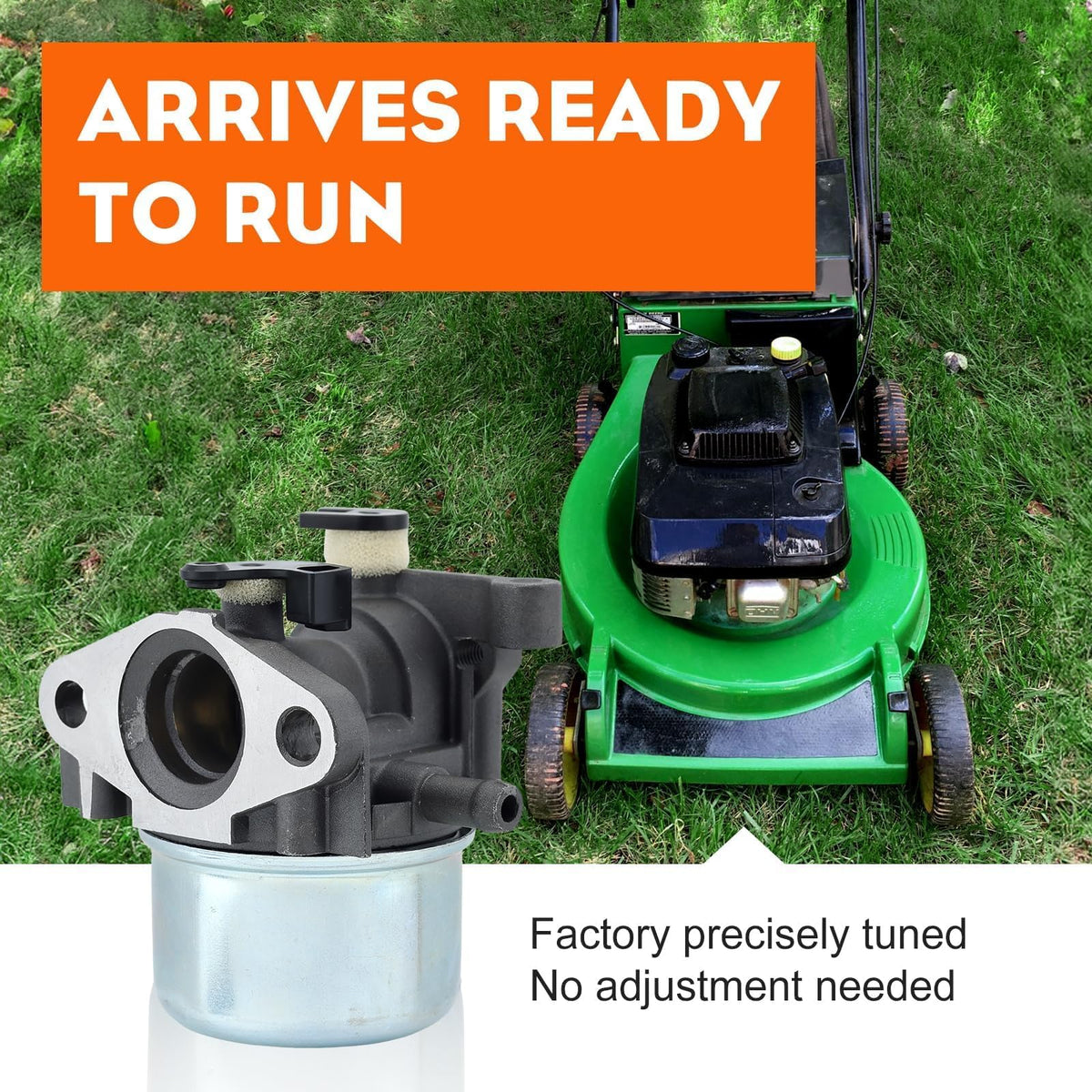 Primer bulb and fuel filter support reliable startup.