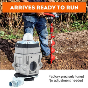 Hipa primer bulb included for fast priming and easier starts