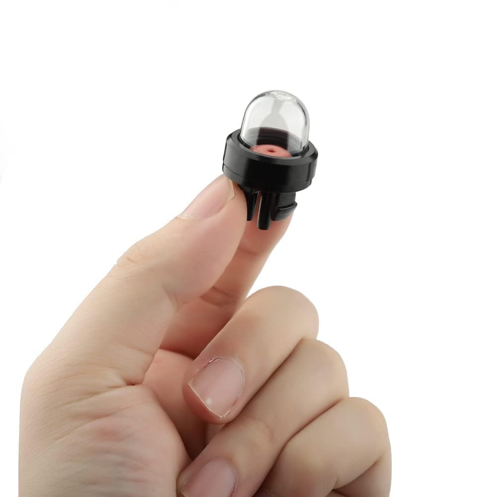 Hipa primer bulbs closeup shows precise diameter for reliable carburetor priming
